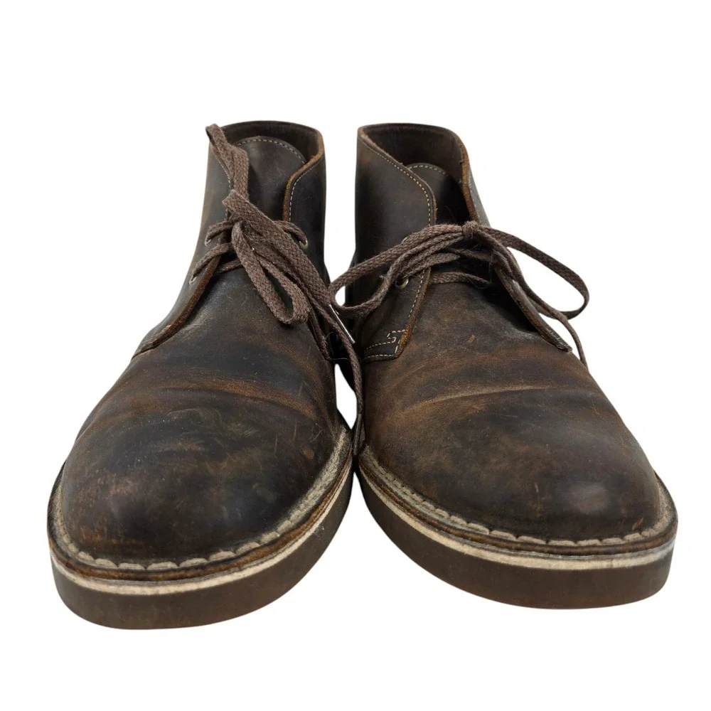 Clark's Bushacre Chukka Boots Dark Brown Men's Size 11 Model 15522